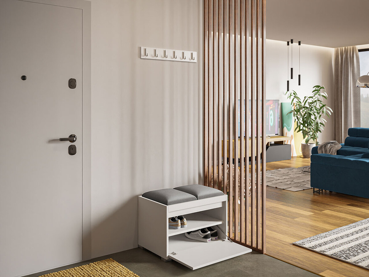 Conjunto para recibidor Comfivo Pinus VI (Blanco + Manila 16)