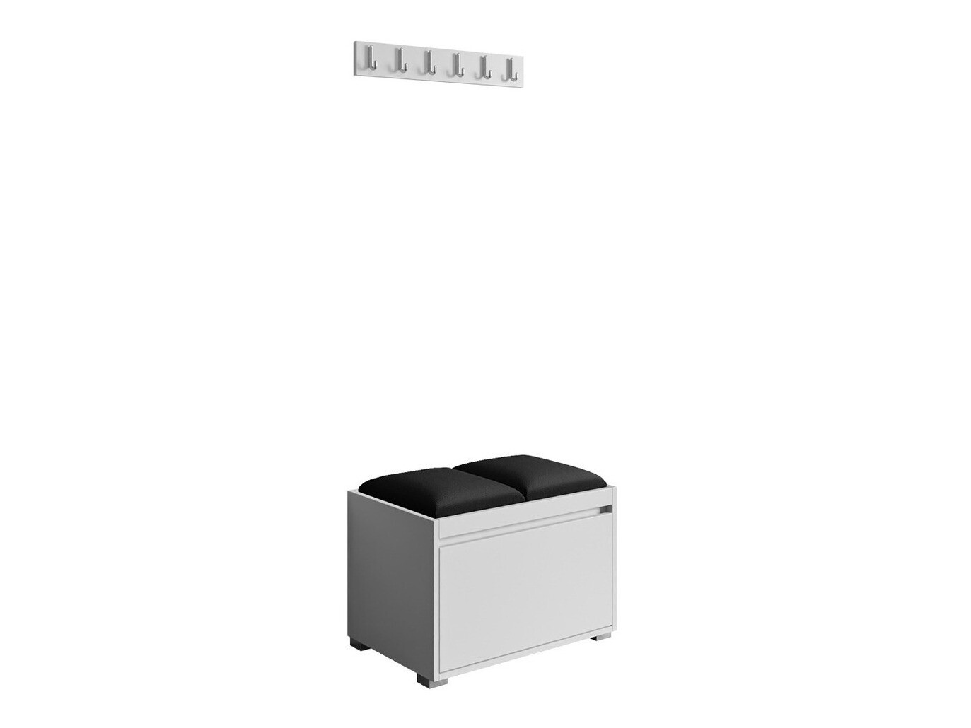 Conjunto para recibidor Comfivo Pinus VI (Blanco + Manila 18)
