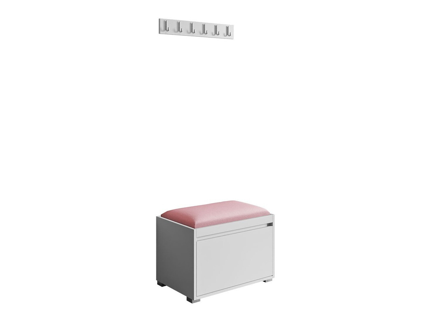 Conjunto para recibidor Comfivo Pinus VIII (Blanco + Manila 09)