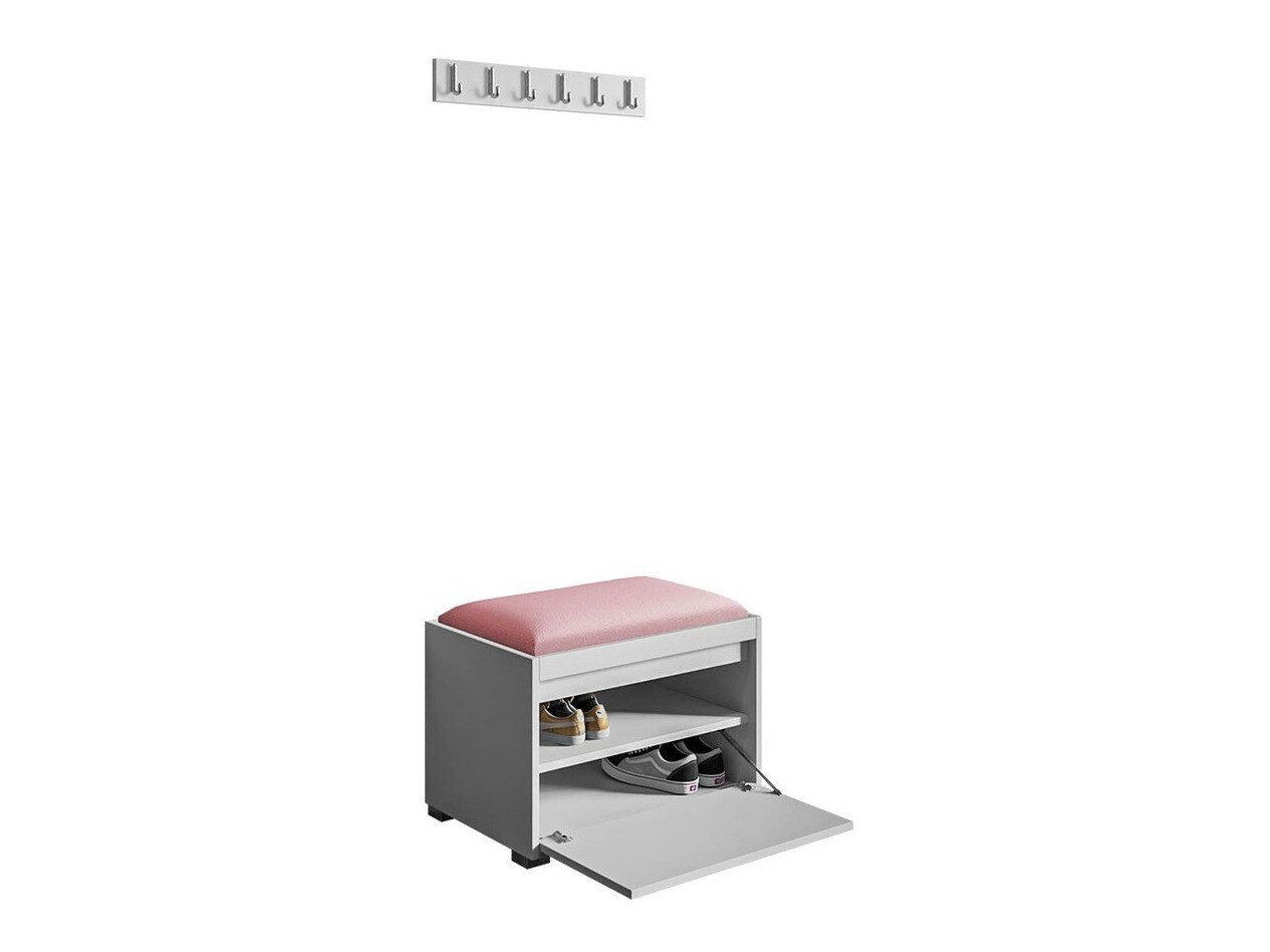 Conjunto para recibidor Comfivo Pinus VIII (Blanco + Manila 09)