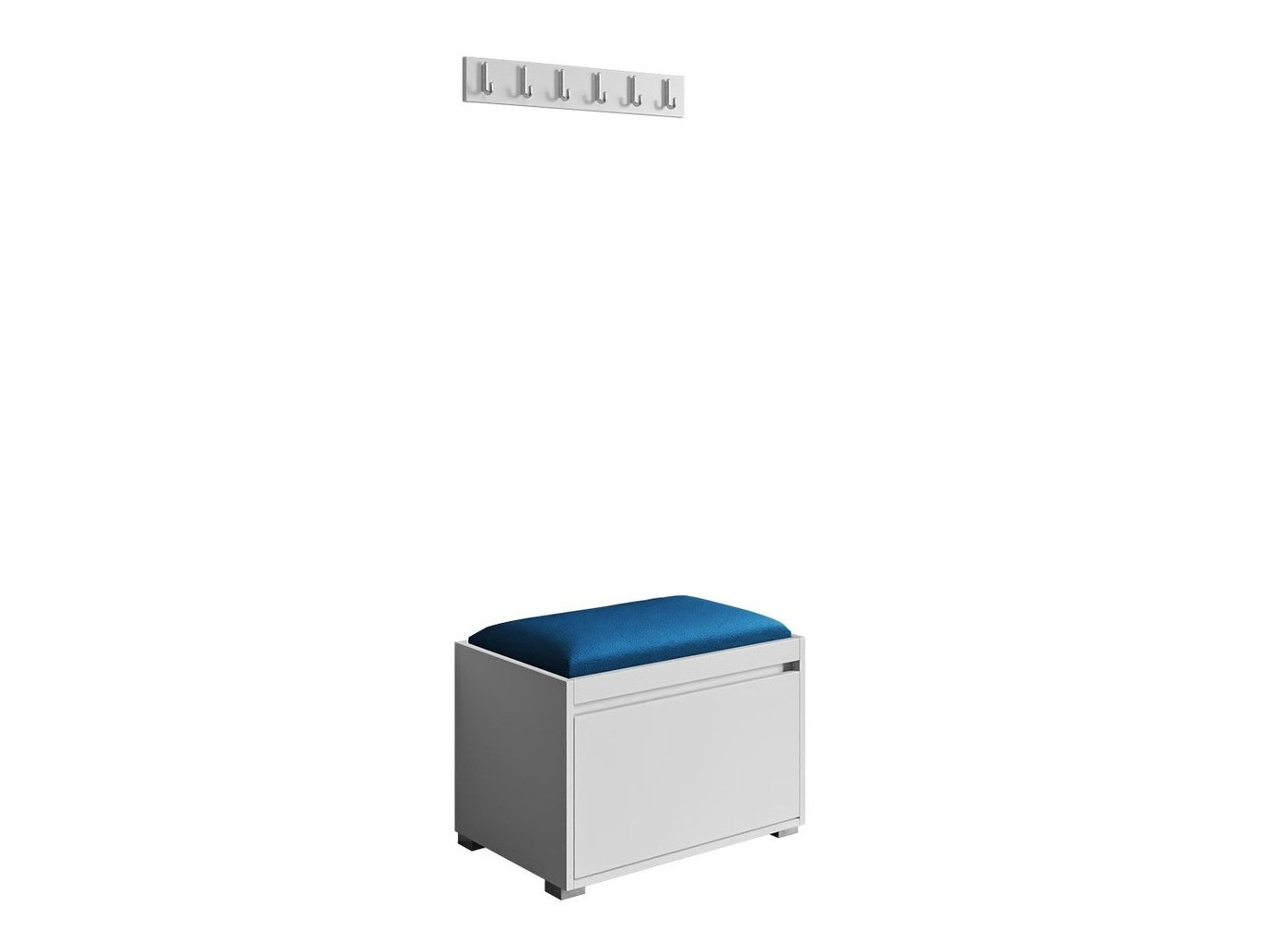 Conjunto para recibidor Comfivo Pinus VIII (Blanco + Manila 26)