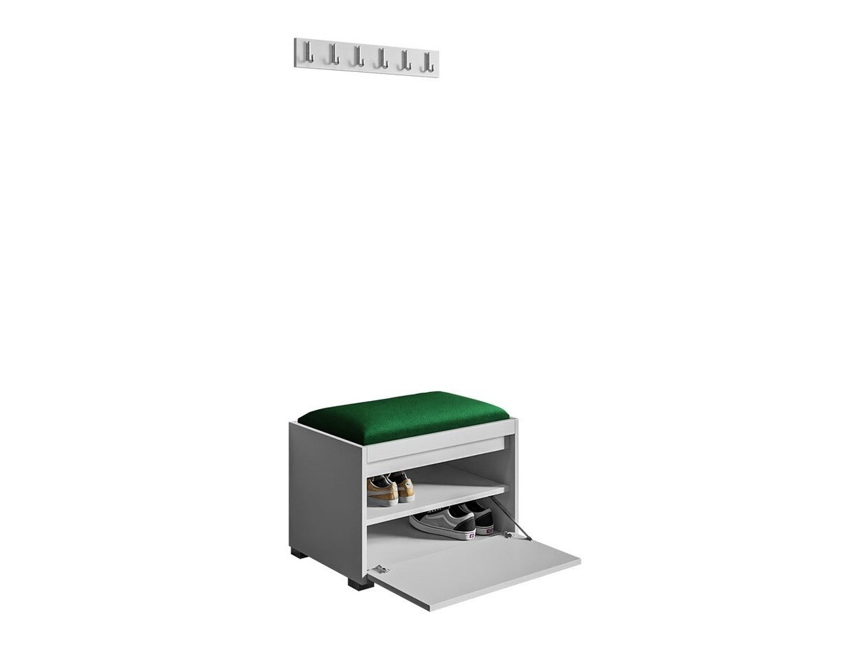 Conjunto para recibidor Comfivo Pinus VIII (Blanco + Manila 35)