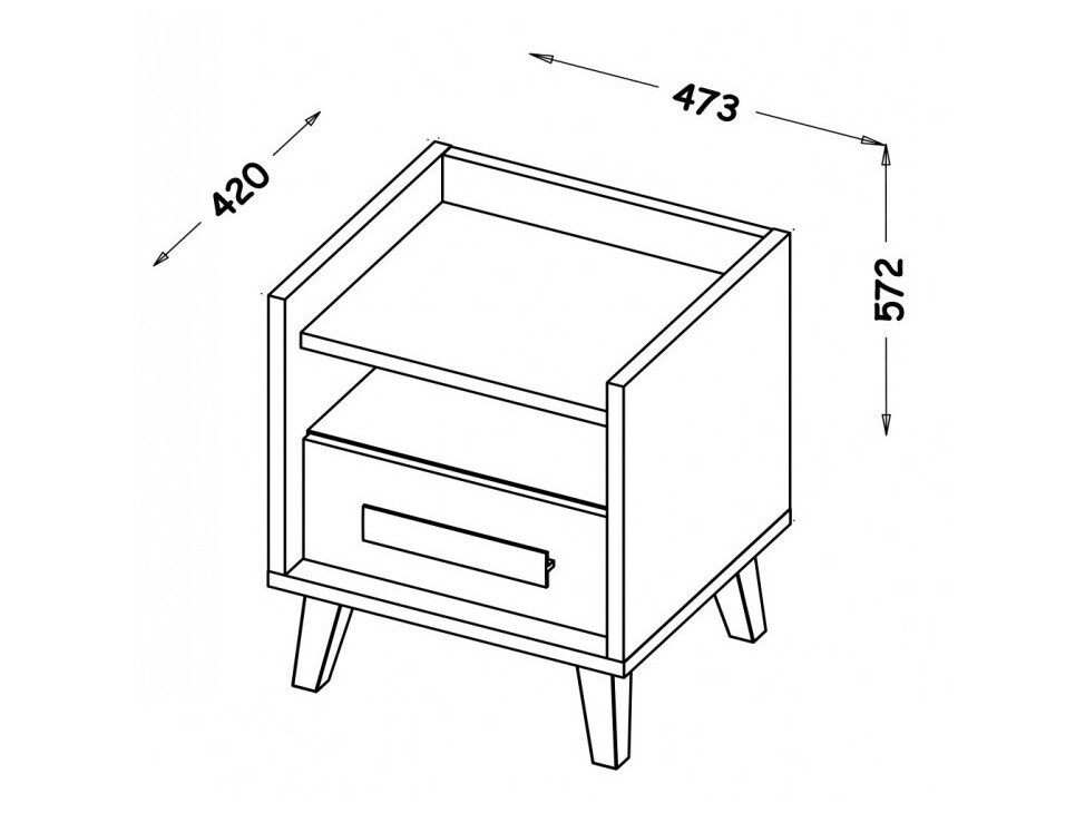 Mesilla de noche Oderevu 110
