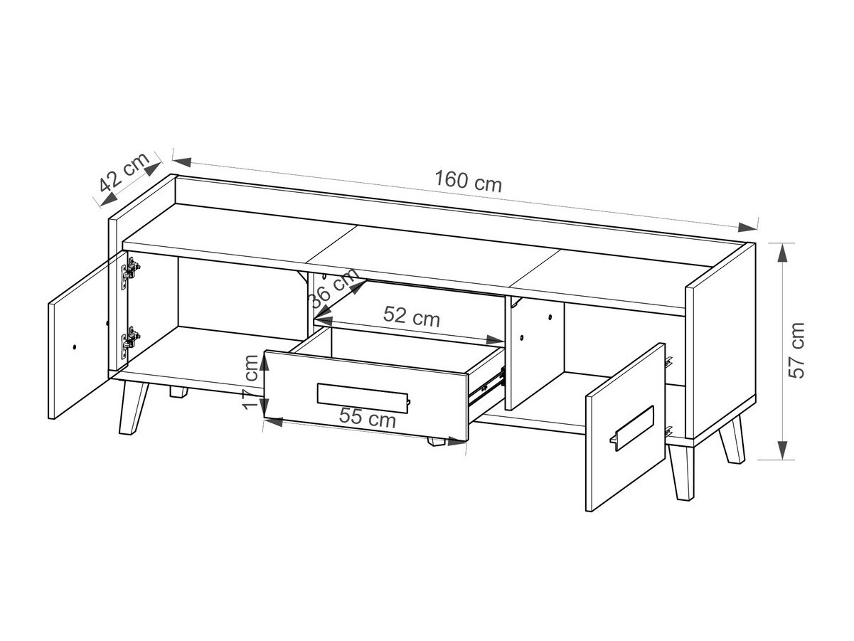 Mueble TV Oderevu 106