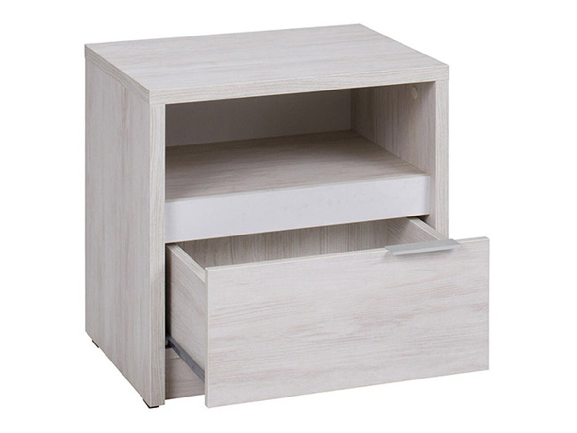 Conjunto de dormitorio Fivelbo 121 (Roble del Monastery + Negro brillante)