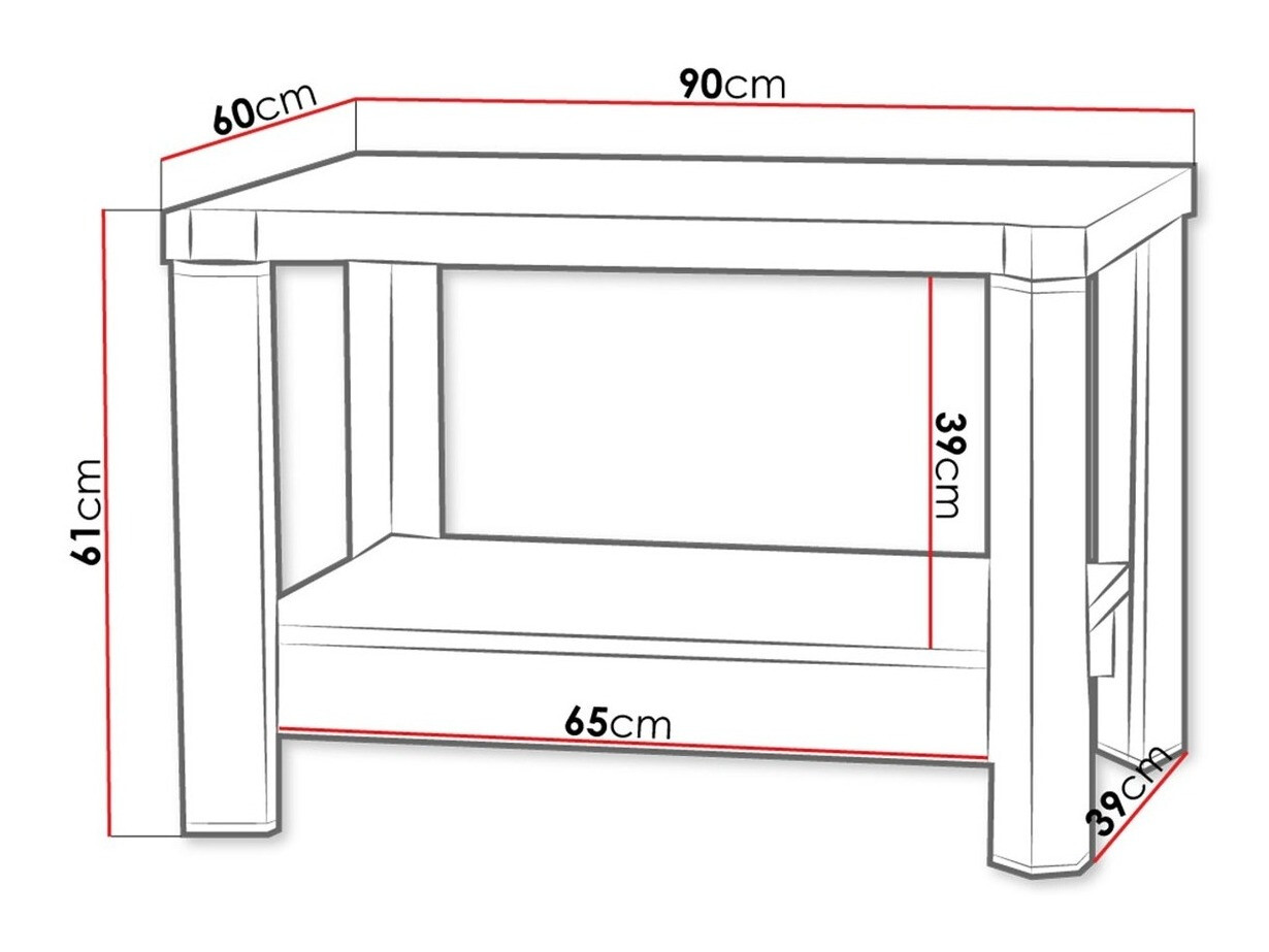Mesa de centro Lorelie 113 (Trufa roble)