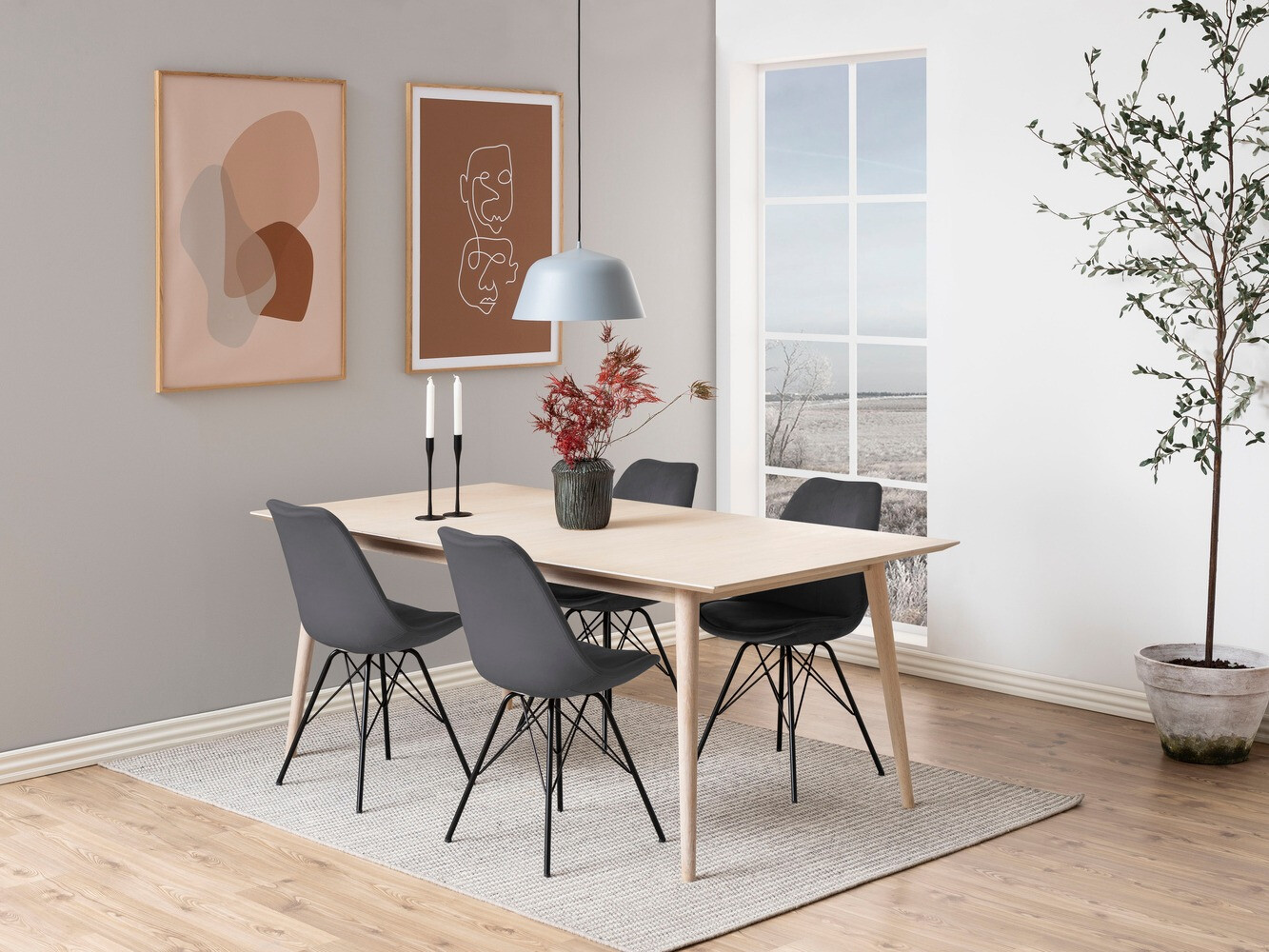 Silla Norsica 329 (Gris oscuro)