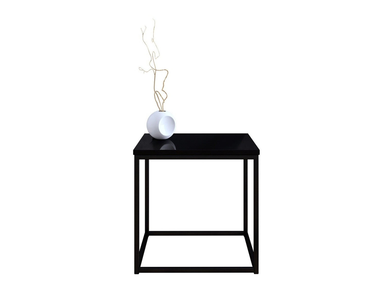 Mesa de centro Germantown 106 (Negro mate + Negro brillante)