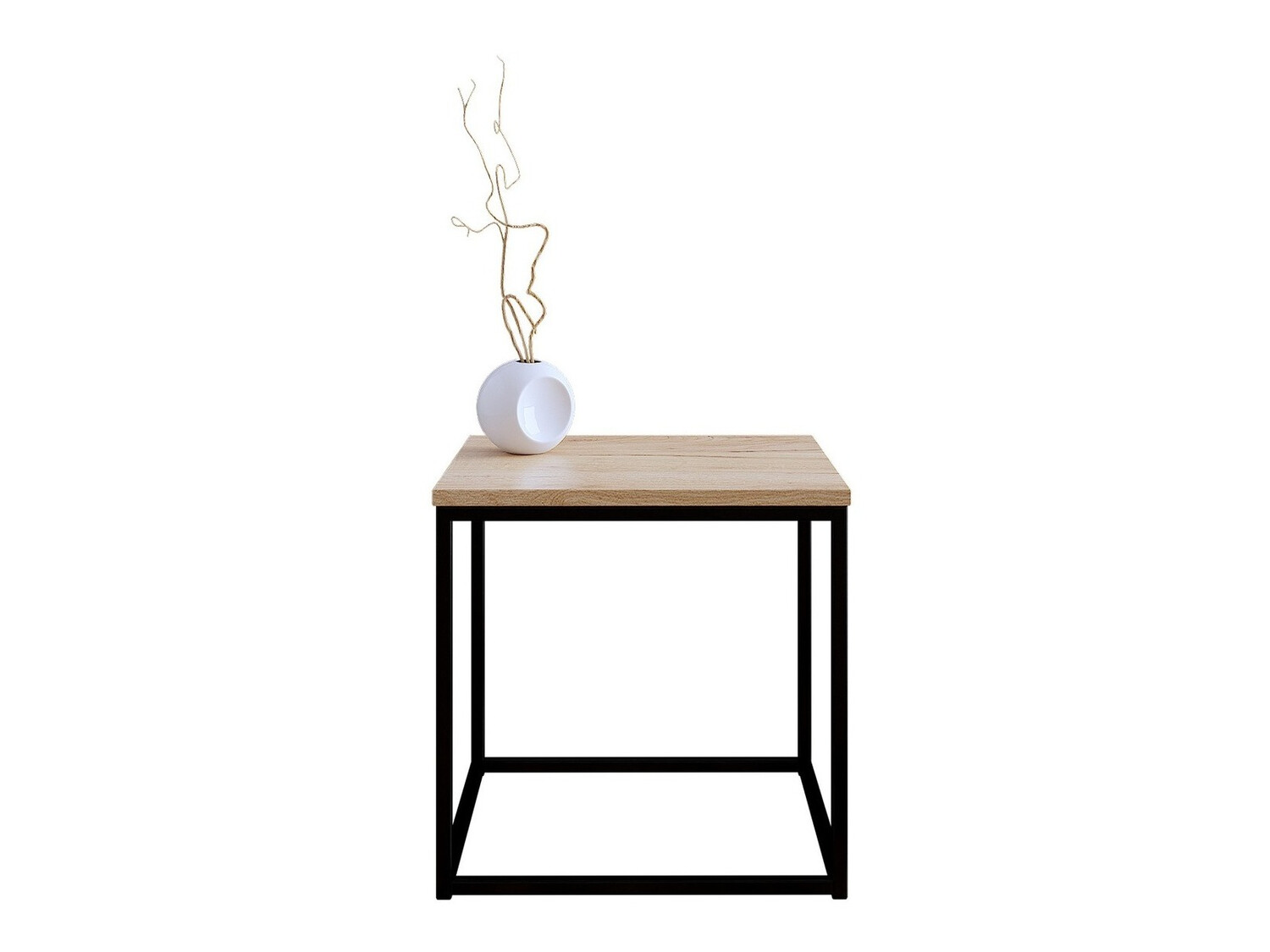 Mesa de centro Germantown 106 (Negro mate + roble)