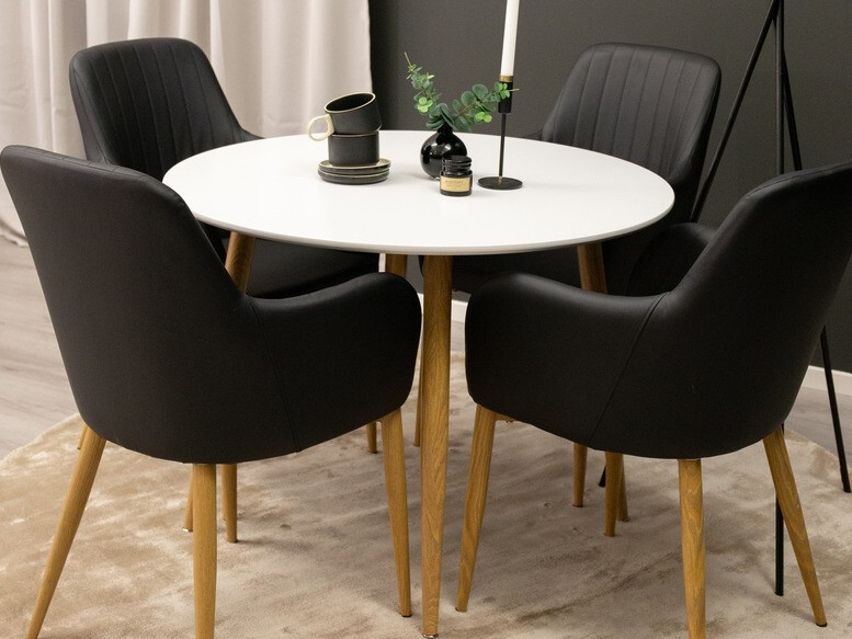 Silla Dallas 158 (Negro + Marrón)