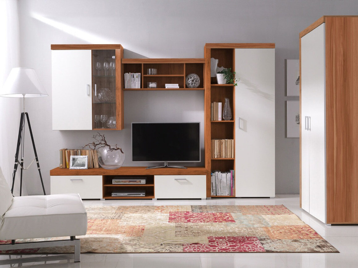 Estantería de pared Cormiru 104 (Ciruela)