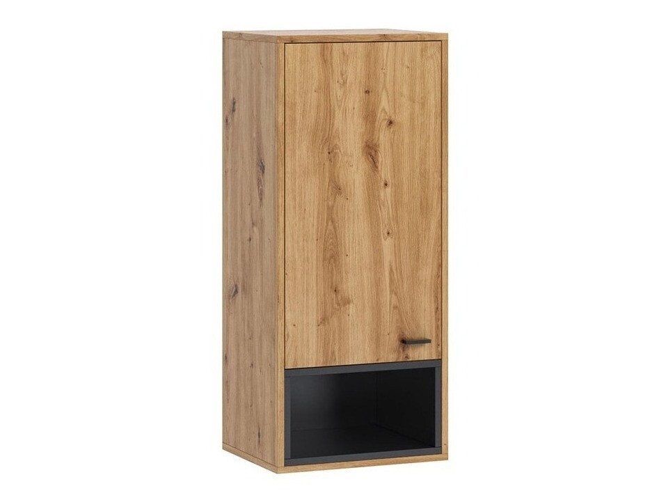 Armario de pared Baltesi 106 (Roble Artisan + Negro)