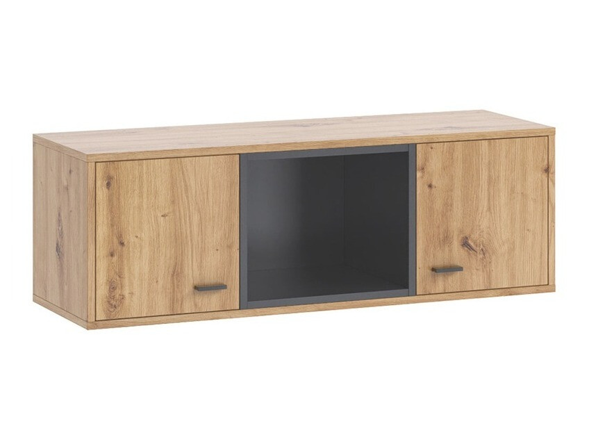 Armario de pared Baltesi 111 (Roble Artisan + Negro)