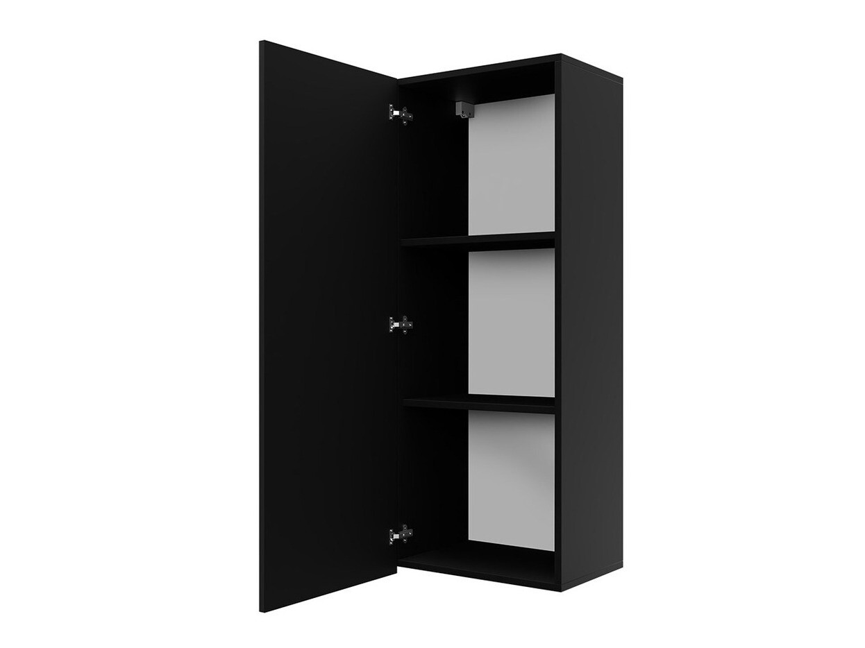 Armario de pared Tivdalu 126 (Blanco + Blanco brillante)