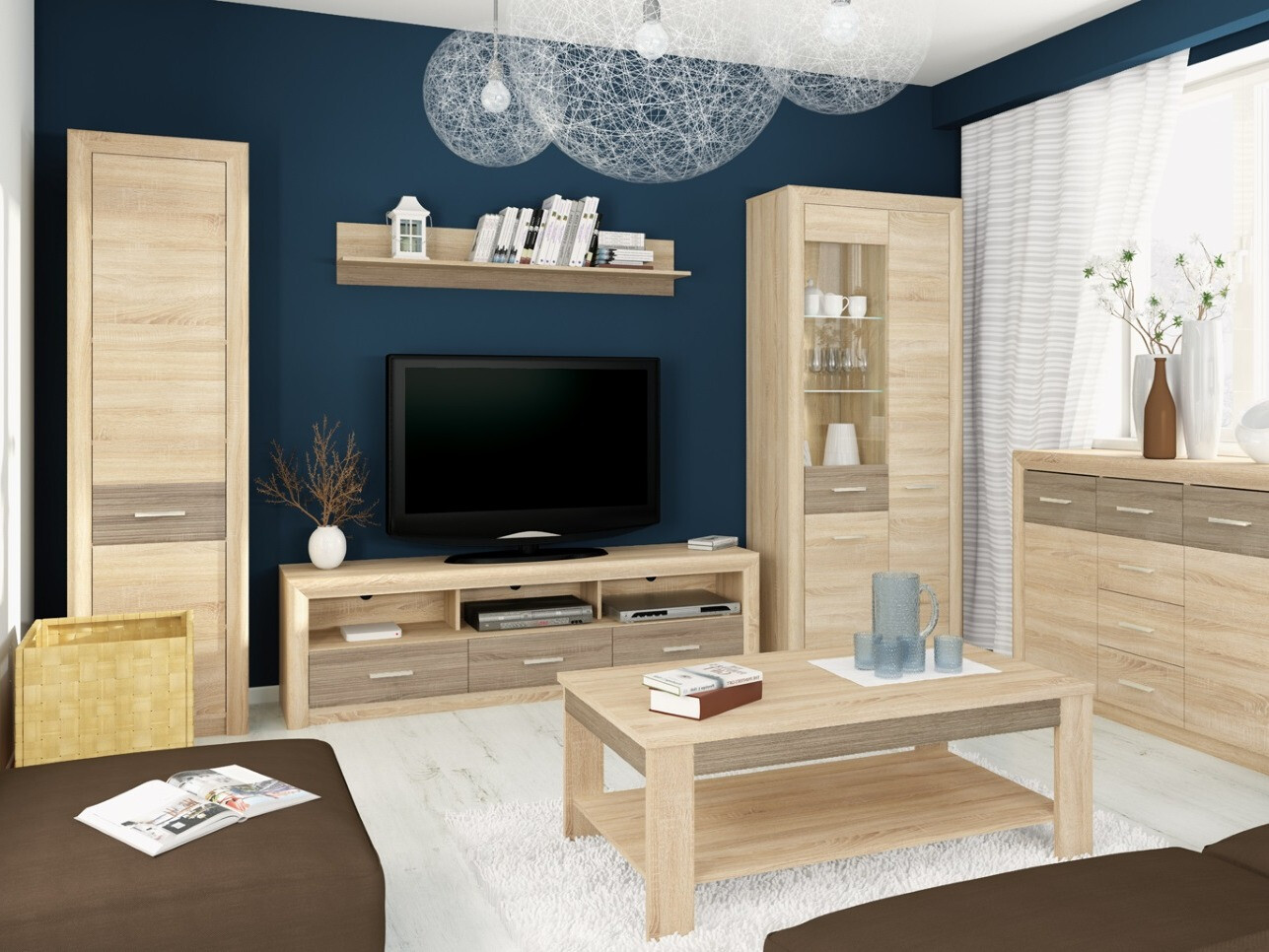 Estantería de pared Tivmori 110