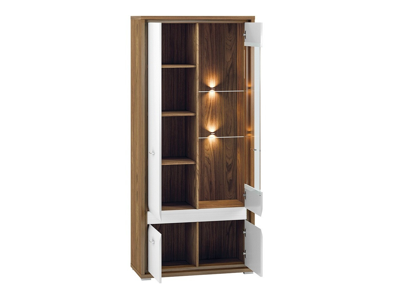 Estantería Madison H107 (Blanco brillante)