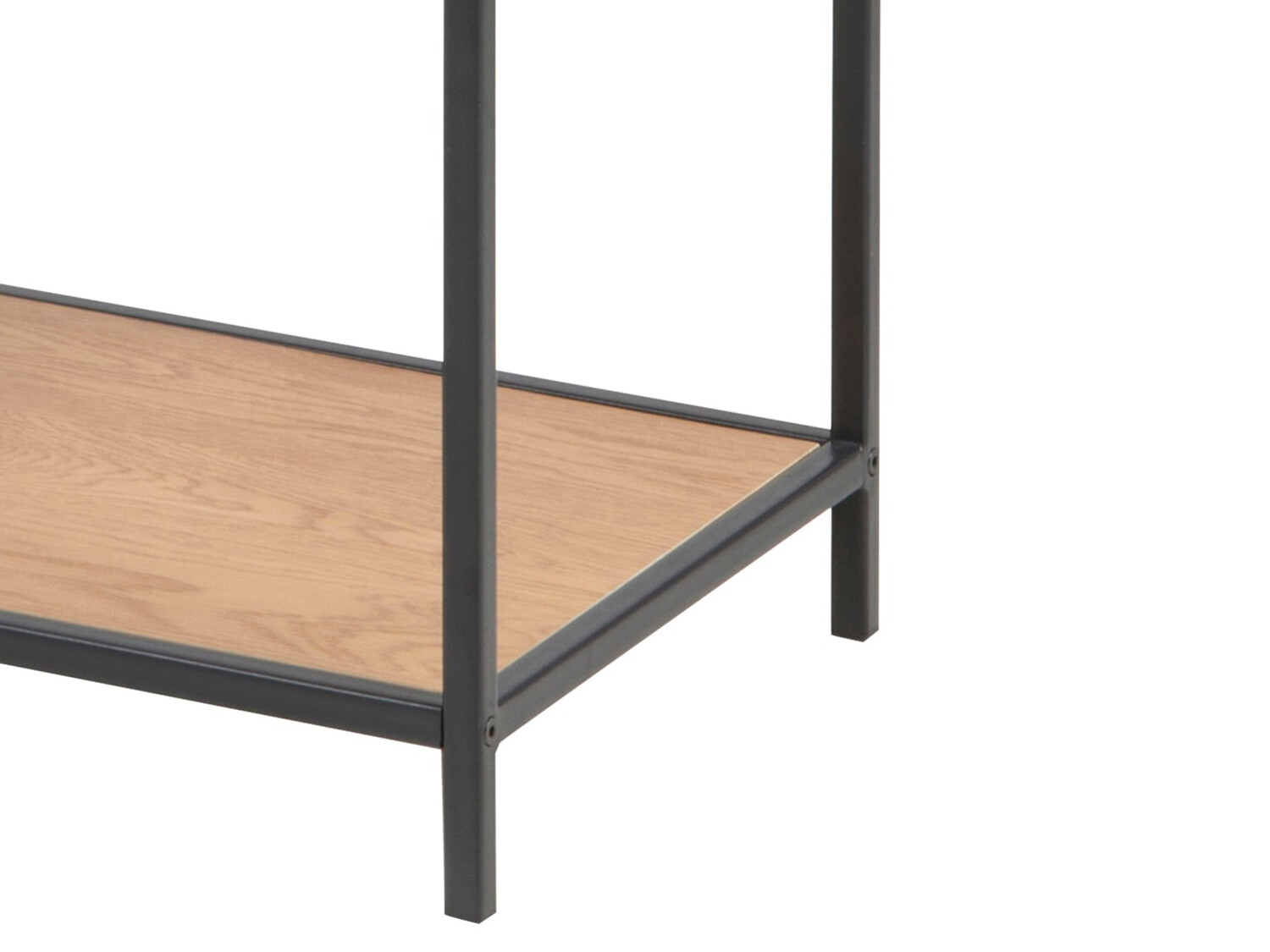 Estantería Norsica Sevferi 103 (Roble salvaje + Negro)