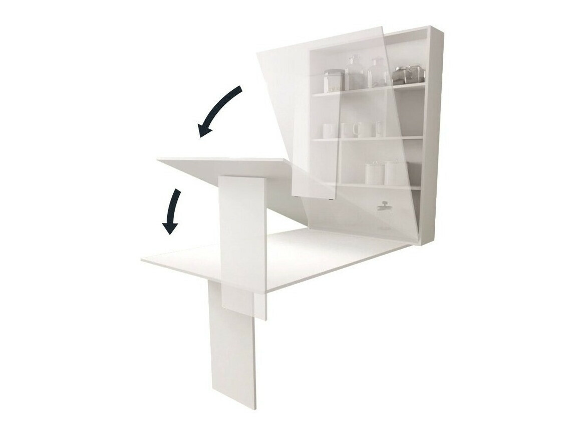 Mesa plegable Hartford 428 (Negro + Roble wotan)