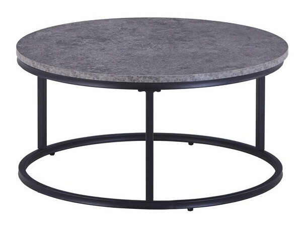 Conjunto mesa de centro Charleston 110 (Gris + Negro)