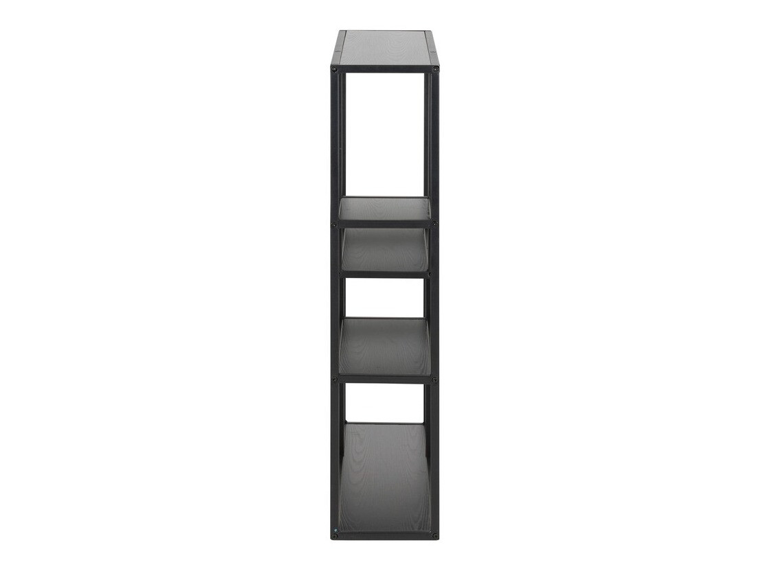 Estantería de pared Norsica Sevferi 113 (Cenizas negro + Negro)