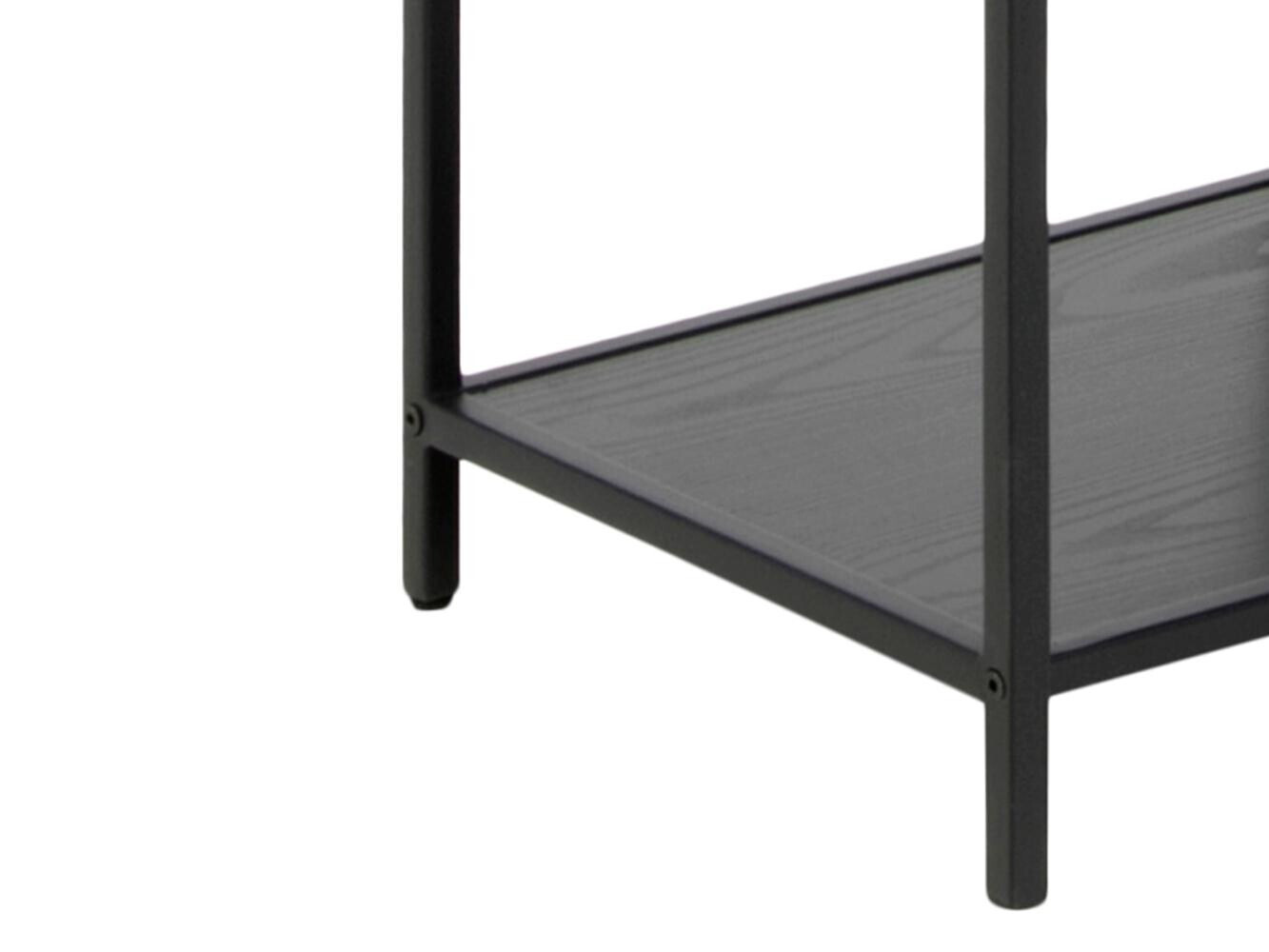 Estantería Norsica Sevferi 104 (Cenizas negro + Negro)