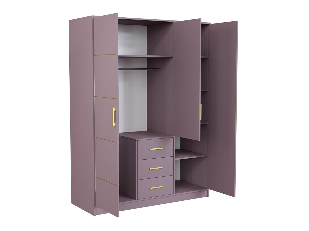 Conjunto de dormitorio Dortivu 154 (Púrpura + Inari 96)