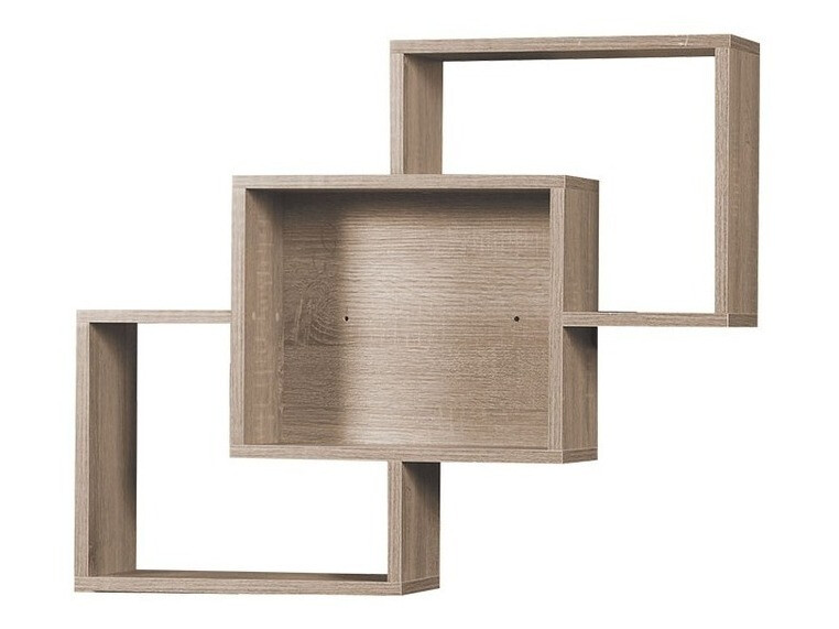 Estantería de pared Lorelie 121 (Roble Sonoma)