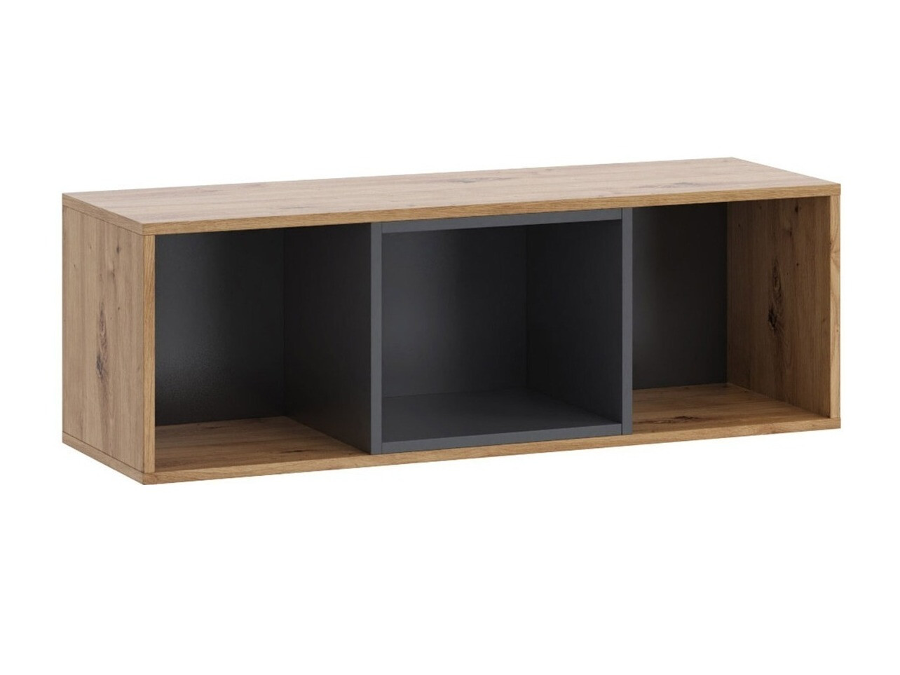 Conjunto para oficina en casa Baltesi 116 (Blanco + Roble Artisan)