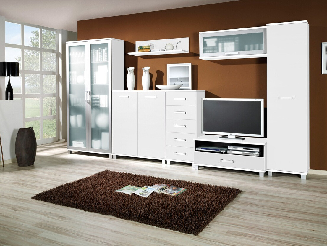 Estantería de pared Cirevau 116 (Blanco)