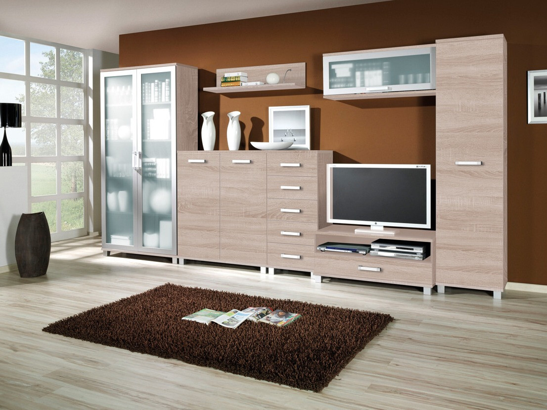 Estantería de pared Cirevau 116 (Roble Sonoma)