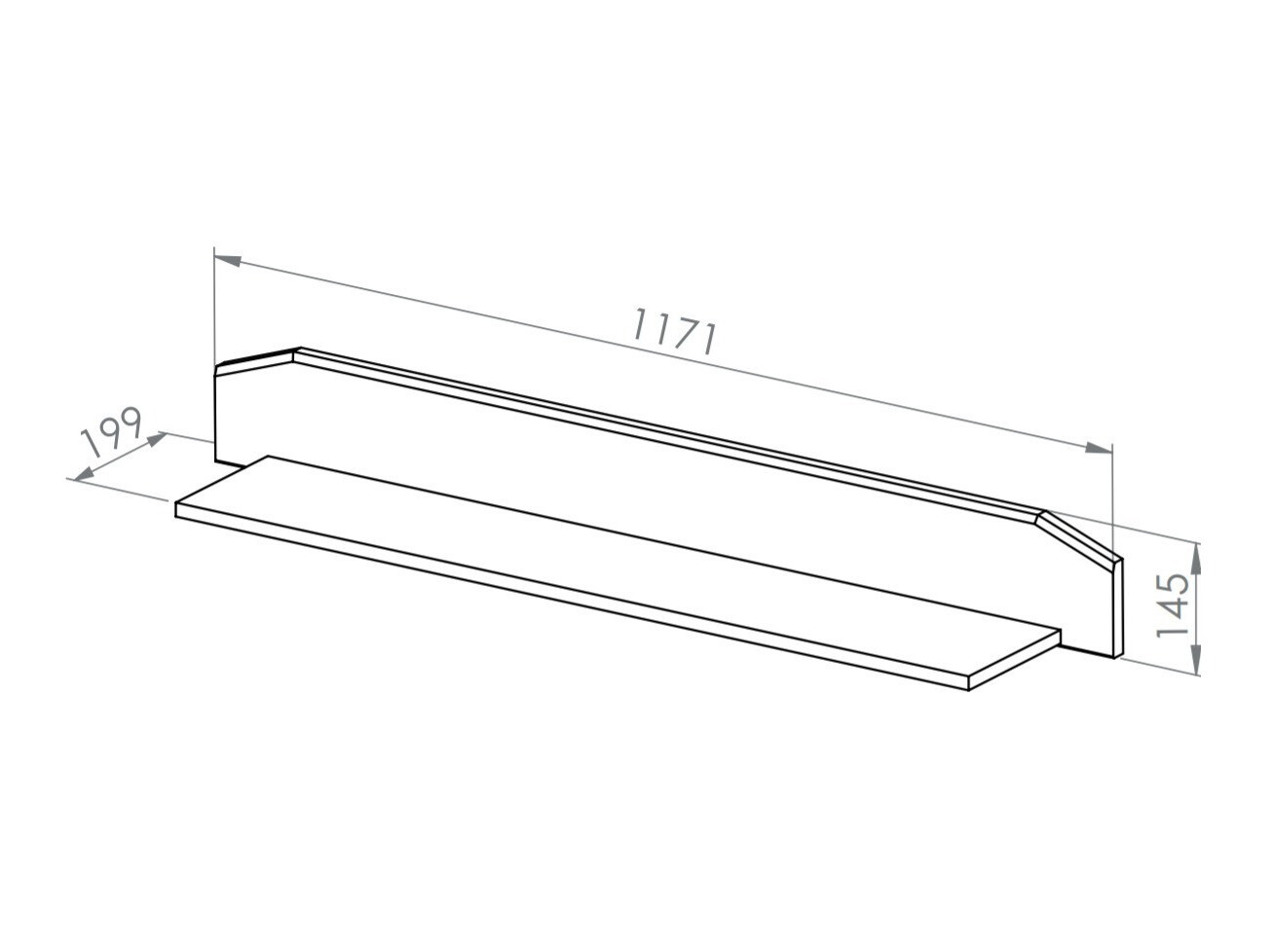 Estantería de pared Mavevare 106