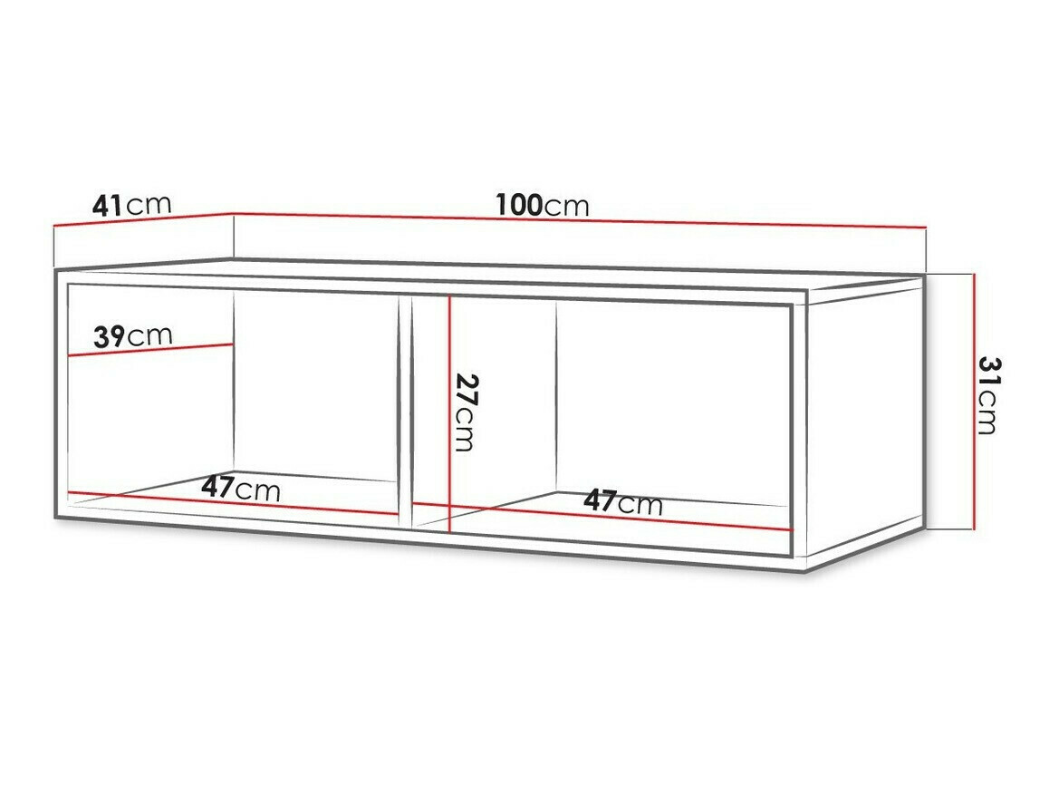 Estantería de pared Remus I (Roble Artisan)