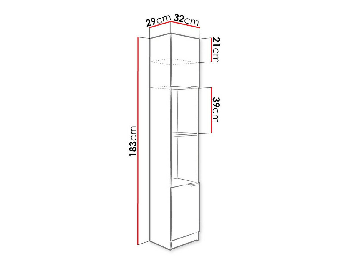 Estantería Dover 112 (Blanco)