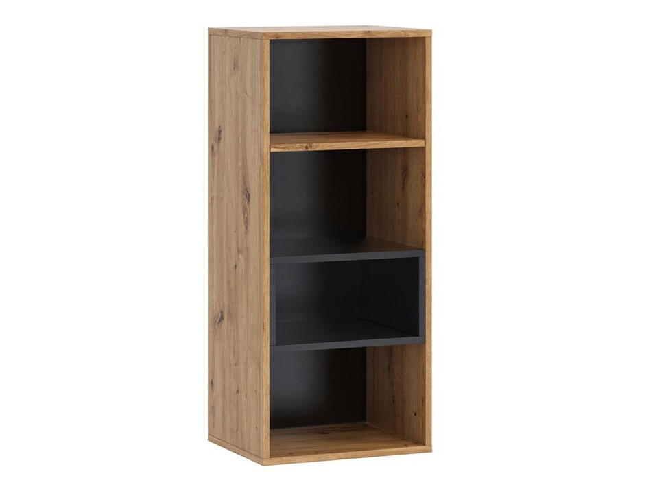 Estantería de pared Baltesi 112 (Roble Artisan + Negro)