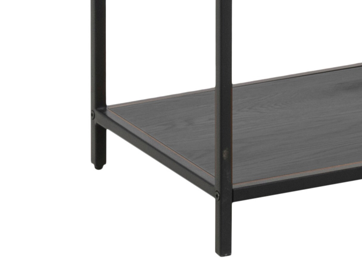 Estantería Norsica Sevferi 134 (Fresno oscuro + Negro)