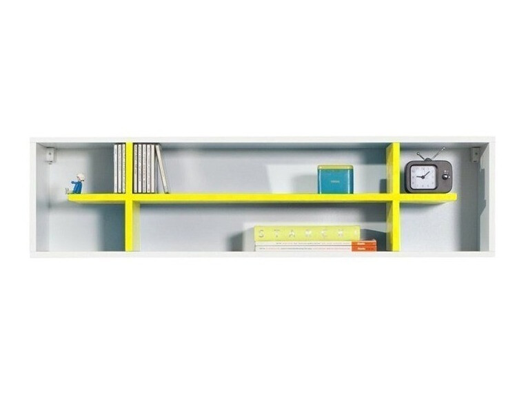 Juego de muebles Omaha E118 (Blanco + Amarillo)