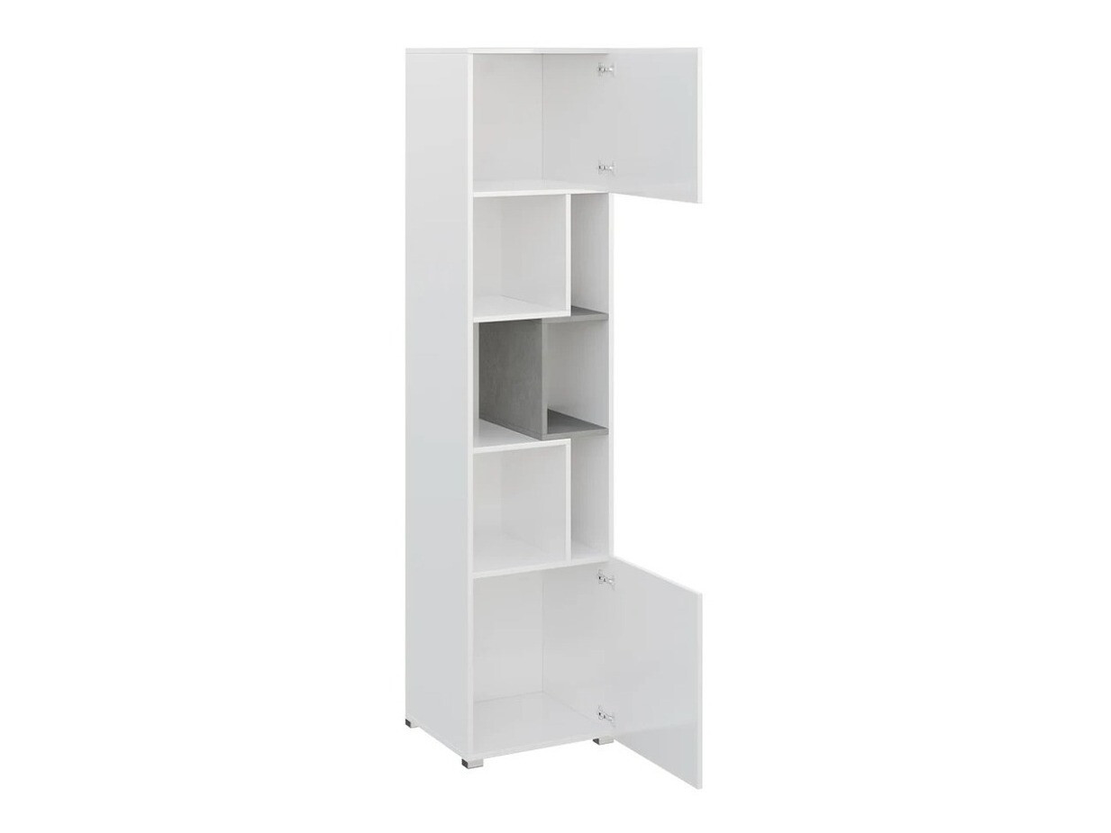 Juego de muebles Omaha J120 (Hormigón + Blanco + Roble)