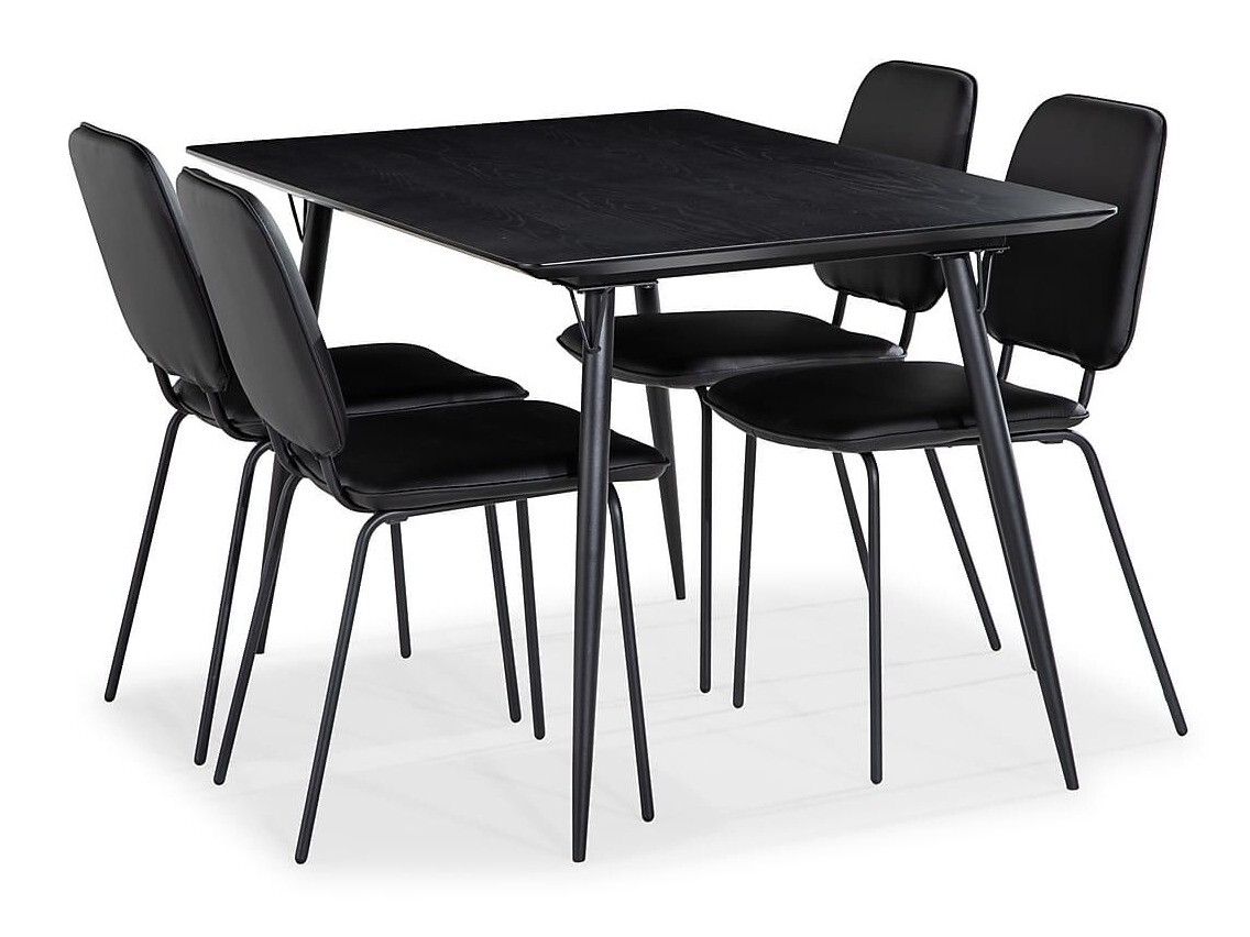 Conjunto de comedor Parkland 222 (Negro)