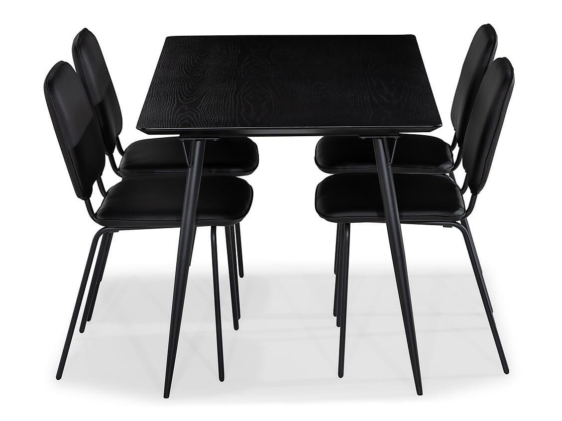 Conjunto de comedor Parkland 222 (Negro)