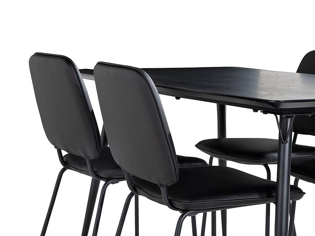 Conjunto de comedor Parkland 222 (Negro)