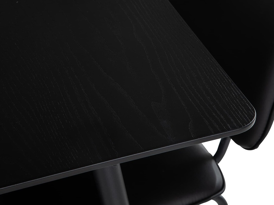 Conjunto de comedor Parkland 222 (Negro)