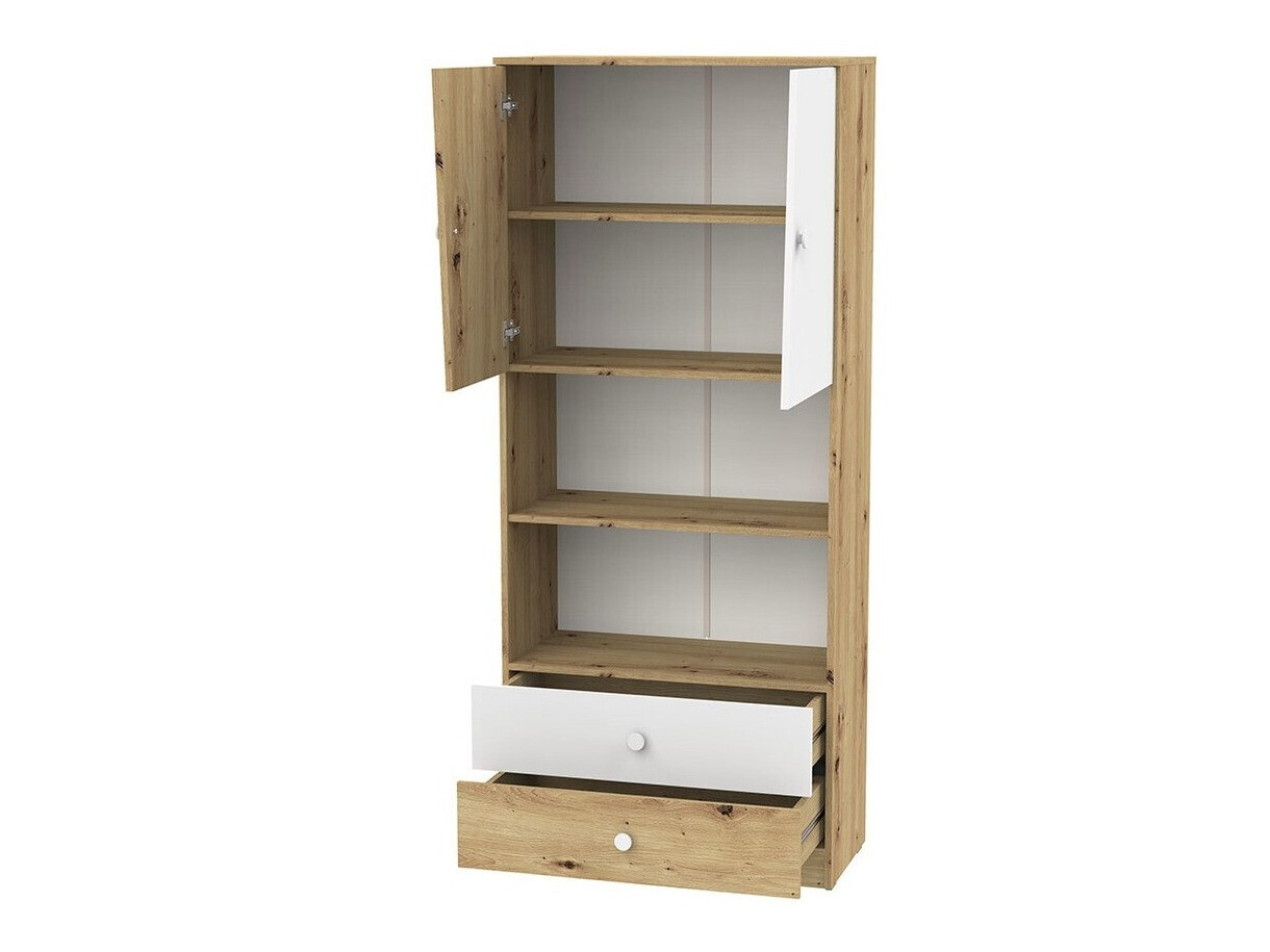 Conjuntos de muebles Almira 114 (Roble Artisan + Blanco)