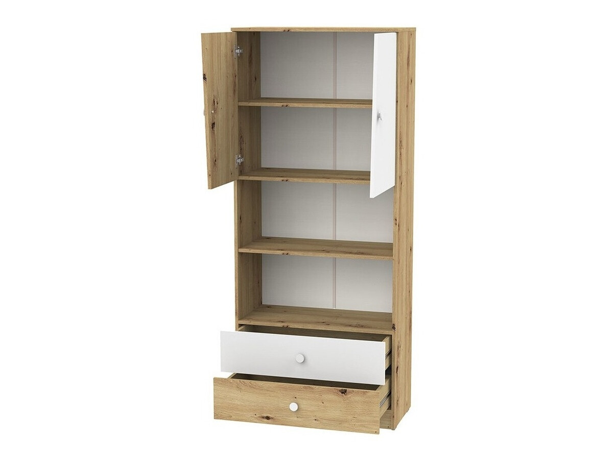 Conjuntos de muebles Almira 116 (Roble Artisan + Blanco)