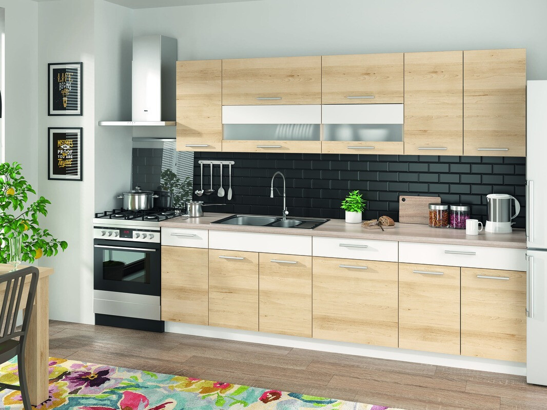 Armario modular para electrodomésticos empotrados. Mode Beech 114