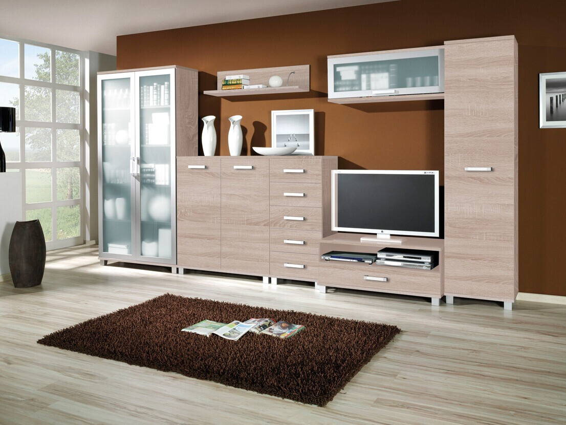 Estantería de pared Cirevau 110 (Roble Sonoma)