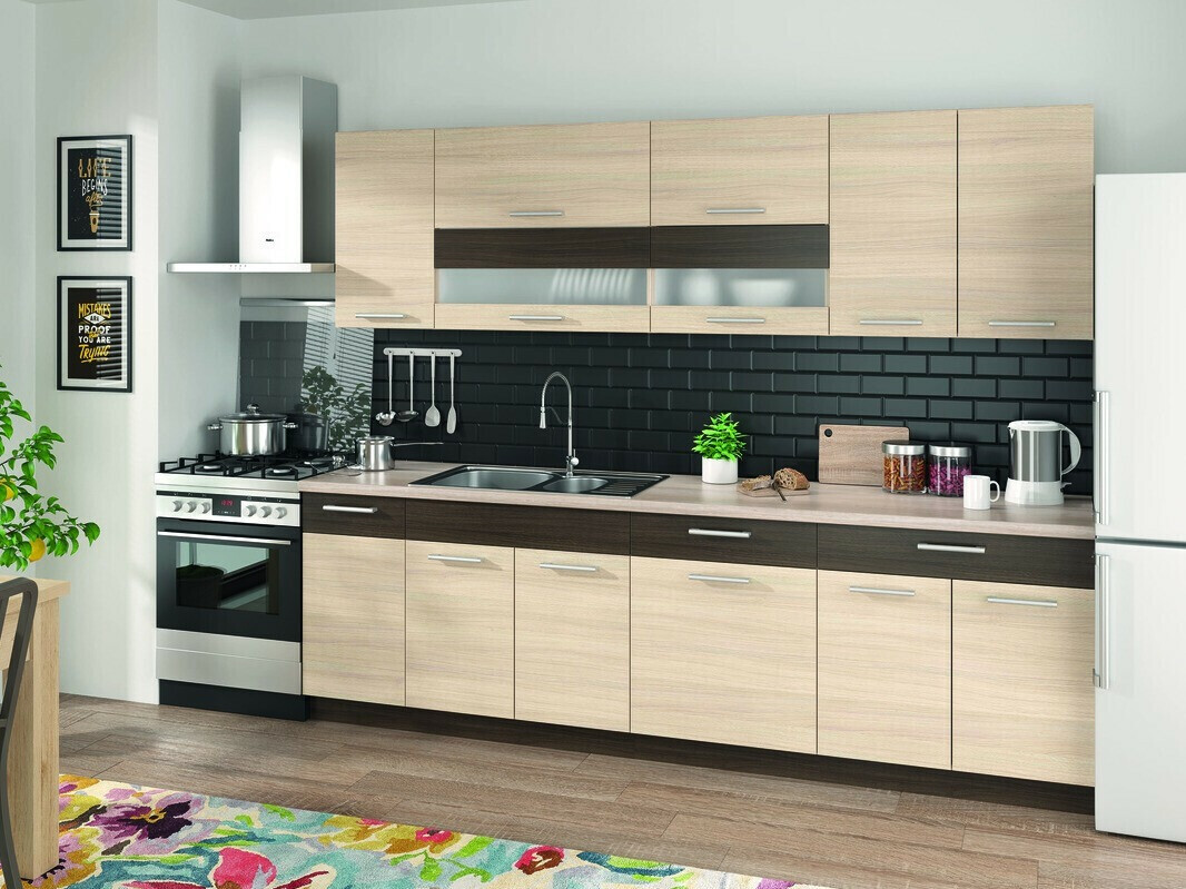 Mueble modular con cajón y puertas. Mode Light 113