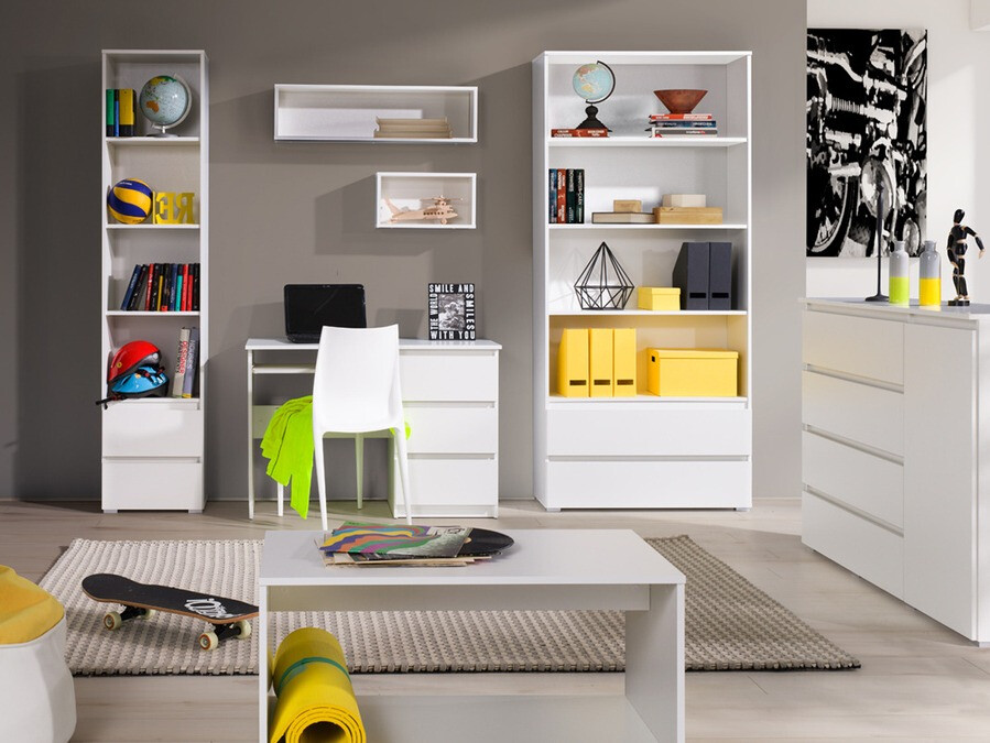 Estantería de pared Cirdora 111 (Blanco)