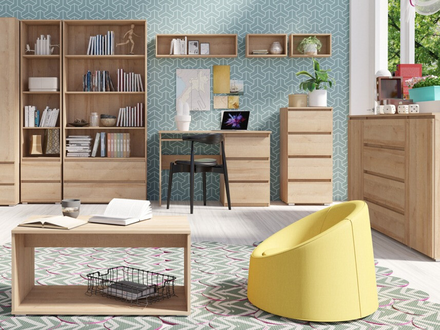 Estantería de pared Cirdora 111 (Roble Sonoma)