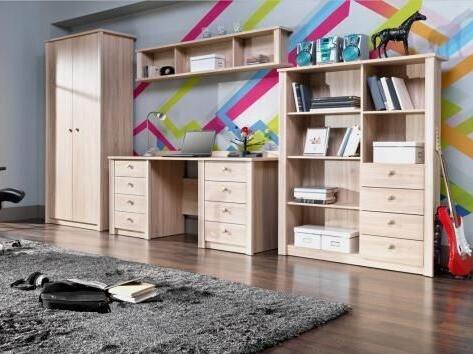 Estantería de pared Elialo 114 (Roble Sonoma)