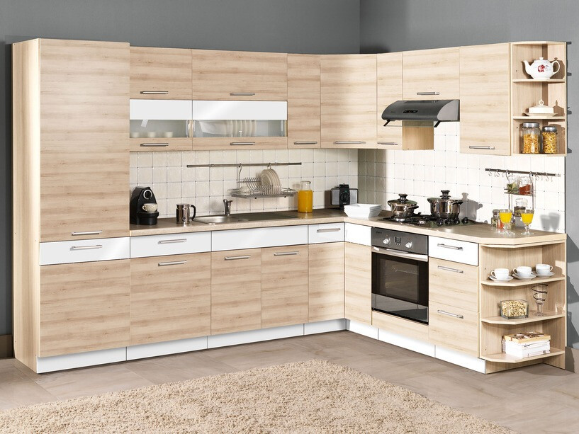 Mueble lavabo modular con puertas Mode Beech 116